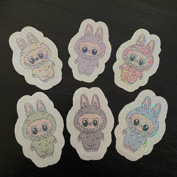 Labubu Monster Stickers 6 - Picture 1 of 1
